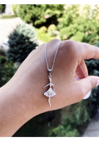 Balerin Model Kadın Kolye Zirkon Taşlı fiyatları