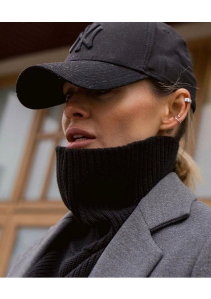 Siyah Ny Cap Siyah Nakışlı Unisex Şapka CP220 modelleri