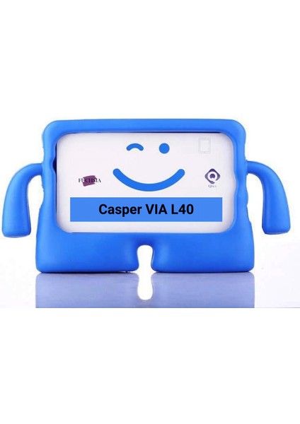 Casper Via L40-G 10.4 Inç Uyumlu Fuchsia Ibuy Standlı Eğlenceli Çocuk Ruhlu Tablet Kılıfı