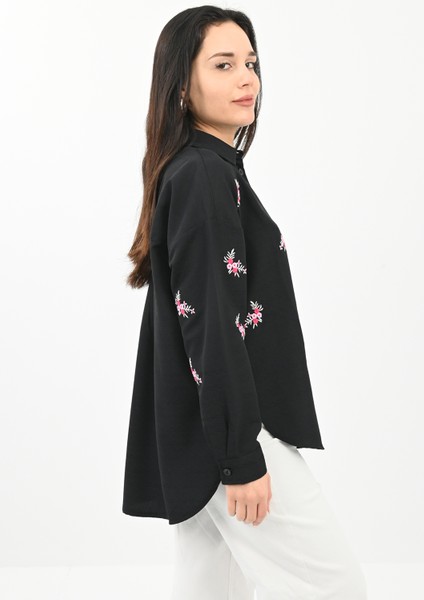Kadın Nakış Detaylı Gömlek 1724-24 fiyatları
