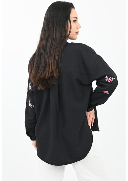 Kadın Nakış Detaylı Gömlek 1724-24 modelleri