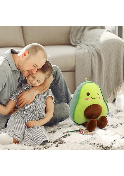 16.5 Inç Snuggly Doldurulmuş Avokado Meyve Yumuşak Peluş Oyuncak Sarılma Yastık Çocuklar, Kız, Erkek ve Arkadaşlar Için Hediyeler Noel (Yurt Dışından)