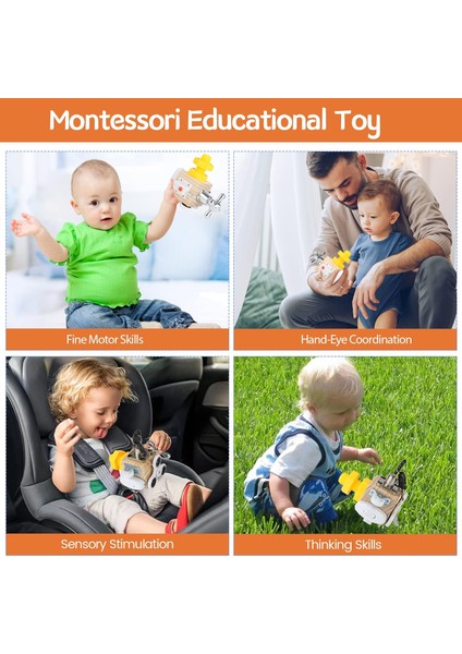 Çocuklar Için Meşgul Küp Duyusal Meşgul Kurulu Seyahat Oyuncak Bebekler Için 1 2 3 Yaşında Eğitici Öğrenme Oyuncaklar Montessori Oyuncaklar Bebekler Için 18-24 Ay (Yurt Dışından) fiyatları