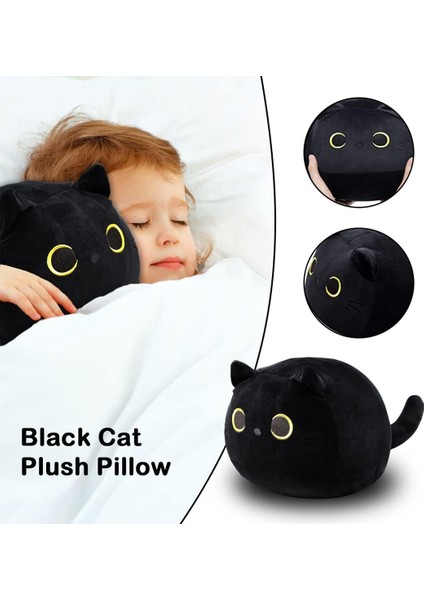 8 "kara Kedi Peluş Oyuncak Siyah Kedi Yastık, Yumuşak Peluş Bebek Kedi Peluş Kedi Yastık, Doldurulmuş Hayvan Yumuşak Peluş Yastık Bebek Peluş Oyuncaklar Kedi Şekli Tasarım Kanepe Y (Yurt Dışından) fiyatları