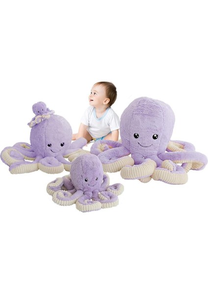 Ahtapot Doldurulmuş Hayvanlar, Ahtapot Peluş Bebek Çocuklar Için Oyuncaklar Oyna Kız Erkek Yetişkinler Doğum Günü Noel Hediyesi Mevcut 7 Inç Mor (Yurt Dışından)