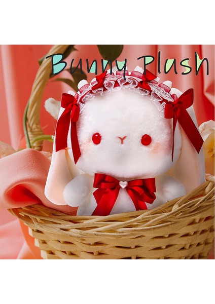 9.8 "tavşan Peluş Doldurulmuş Hayvan Doll, Lolita Tavşan Peluş Hayvan Oyuncaklar Kızlar Için Tatil Doğum Günü Hediyesi (Kırmızı) (Yurt Dışından) indirimleri