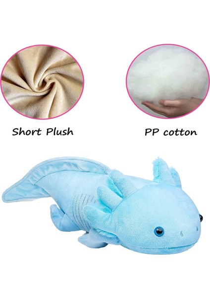Axolotl Peluş Oyuncak, Doldurulmuş Hayvan, Gerçekçi Sevimli Ambystoma Peluş Oyuncak, Çocuklar Için Hediyeler, 20 Inç Uzunlukta Mavi, Ev Dekorasyonu (Yurt Dışından) fiyatları