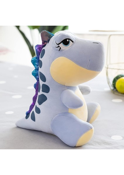 Peluş Dinozor Doldurulmuş Hayvan, Sevimli Dinozor Peluş Oyuncaklar Erkekler ve Kızlar Için Doldurulmuş Hayvanlar Dinozor Parti Hediyeleri (Açık Mavi, 9 Inç/22 Cm) (Yurt Dışından)