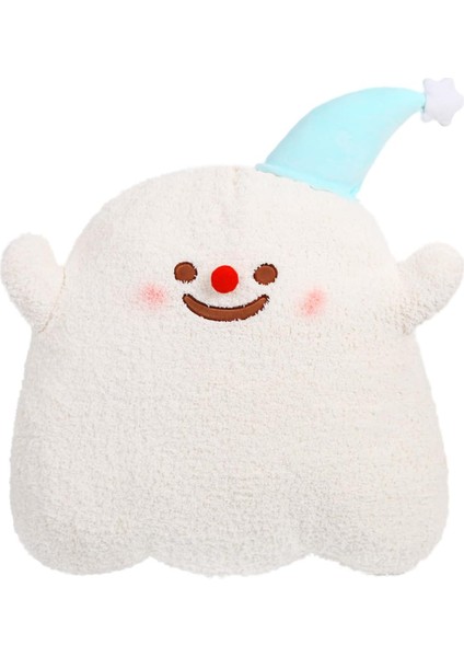 Sevimli Hayalet Peluş Yastık, Yumuşak Mavi Kar Hayalet Doldurulmuş Hayvanlar Peluşlar Kawaii Bebek Oyuncak Kız Erkek Doğum Günü Cadılar Bayramı Noel Için Komik Oda Dekor Hediyeler (Yurt Dışından)