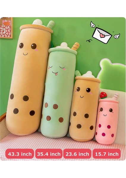 24 Inç Boba Peluş Peluşlar Kawaii Kabarcık Çay Doldurulmuş Oyuncaklar Sevimli Squishy Yastık Karikatür Süt Çay Bardağı Yumuşak Doldurulmuş Oyuncak Hediye Kız Erkek Çocuklar Için (Yurt Dışından)