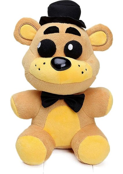 Altın Freddy Siyah Şapka (Abd Stoklarında) - Five Nights Freddy's - Fazbear Koleksiyon Figürü - Fnaf Kabus Peluşu (Altın Ayı) 7''/oyuncak, Altın Ayı Siyah Şapka (Yurt Dışından)