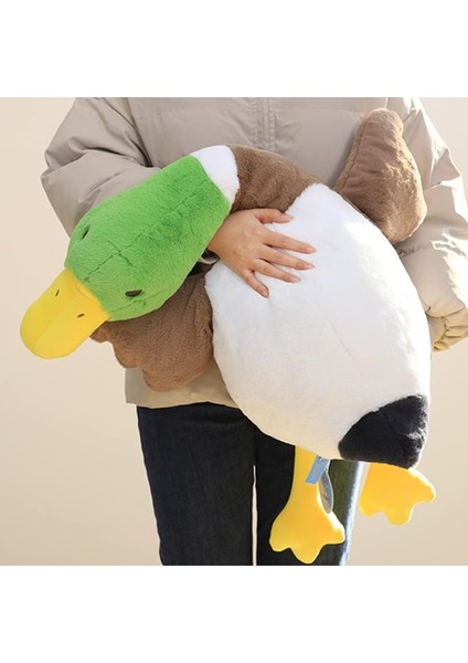 27.5in Ördek Peluş Oyuncak, Yeşil Yaban Ördeği Doldurulmuş Hayvan Yumuşak Sevimli Sarılma Yastık Sevimli Kaz Peluşlar Erkek Kız Çocuklar ve Yetişkinler Için Doğum Günü Hediyesi (Yurt Dışından) fırsatları
