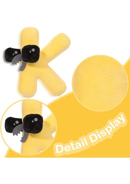 Alfabe Mektubu Lore Peluş Oyuncaklar Yumuşak Peluş Doğum Günü Figürleri Oyuncaklar Arkadaşlar Için, Aile Noel Şükran Günü Doğum Günü Paskalya (Peluş-K) (Yurt Dışından) modelleri