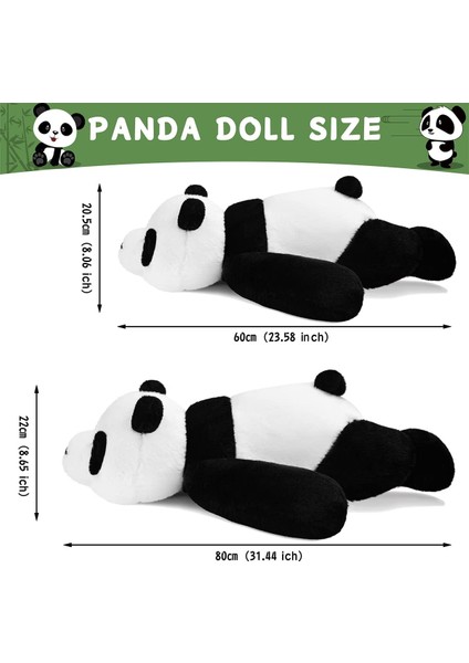 Panda Doldurulmuş Hayvan, 23.6 "ağırlıklı Doldurulmuş Hayvanlar Kawaii Panda Peluşlar Sevimli Panda Peluş Oyuncaklar Yumuşak Dev Peluş Doldurulmuş Panda Ayı Hayvanlar Yastık Çocukl (Yurt Dışından) modelleri