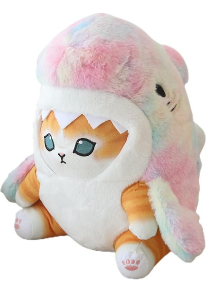Peluş Yastık Sharkcat Peluş Sevimli Stres Giderici Sarılmalar Oyuncaklar Noel Cadılar Bayramı Doğum Günü Hediyeleri Çocuk Boys Için En Iyi Hediye (Dazzle. - Sarı,7 Inç) (Yurt Dışından)