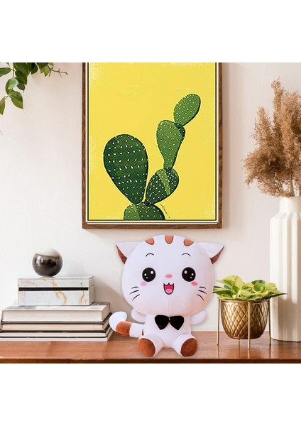 Kedi Doldurulmuş Hayvanlar Sevimli Kedi Peluş Oyuncak Çocuklar Için Doldurulmuş Bebek Hediyeleri Beyaz 9.8" (Yurt Dışından) fırsatları