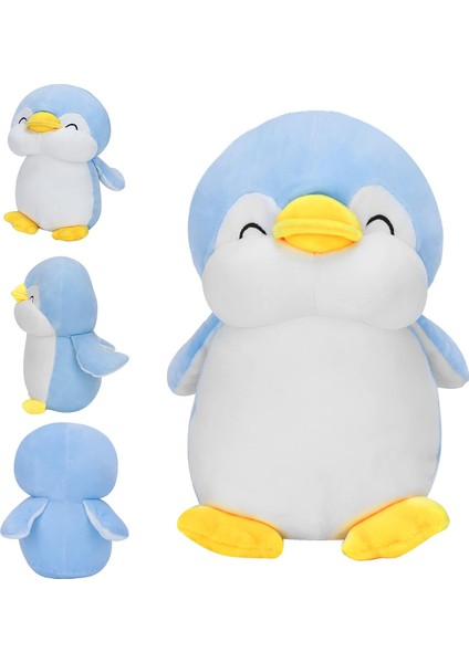 Penguen Peluş Yastık, Doğum Günü, Sevgililer Günü, Noel Için Yumuşak Penguen Doldurulmuş Hayvan Sarılma Yastık Oyuncak Hediyeler, 9,8 Inç, Mavi. (Yurt Dışından) modelleri