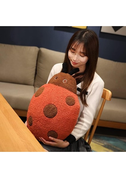 Sevimli Yastık Peluş Uğur Böceği Dolması Hayvan Eşyaları Uğur Böceği Peluş Yastık Oyuncaklar Kawaii Yumuşak Lady Beetle Yastık Sarılma Dolması Uğur Böceği Çocuklar Için Hediye Ev D (Yurt Dışından) fiyatları