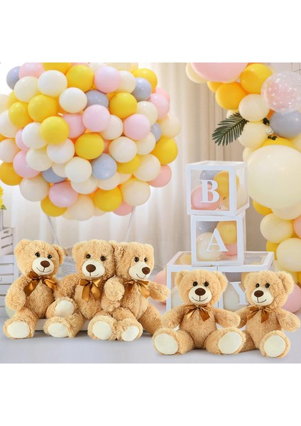 Teddy Bears Doldurulmuş Hayvan Toplu 5 Paket, Küçük Teddy Bear Toplu 14'', Kızlar, Erkekler, Çocuklar Için Sevimli Yumuşak Doldurulmuş Ayı Peluş, Bebek Partisi, Düğün Partisi (Açık (Yurt Dışından) fırsatları
