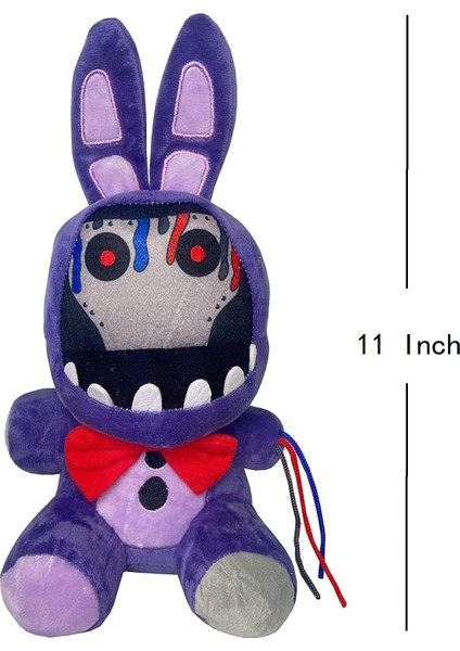 Fnaf Solmuş Mor Tavşan Peluş Oyuncaklar, 11 Inç Fnaf Güvenlik Ihlali Bonnie Bebek, Çocuk Hayranları Için Koleksiyonluk Kabus Freddy Peluş Oyuncaklar (Solmuş Mor Tavşan) (Yurt Dışından) modelleri