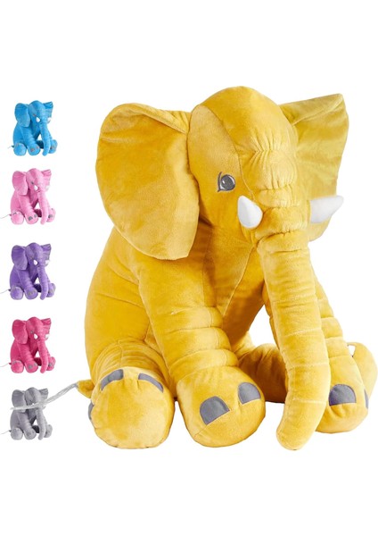 Fil Dolması Hayvan Peluş, 11.8in Sevimli Yumuşak Sarı Sarılma Fil Peluşlar Yastık Oyuncaklar Bebek Kawaii Doğum Günü Hediyesi Yetişkinler Için Çocuk Erkek Kız (Yurt Dışından)