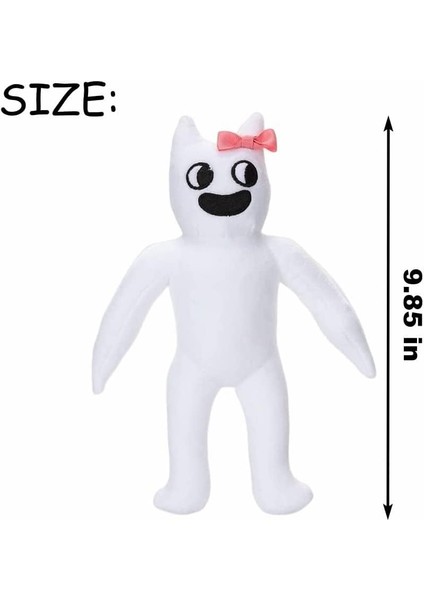 Garten Of Banban Peluş 9.85 "beyaz Banbaleena Banban Jumbo Josh Peluş Oyuncaklar Çocuklar ve Hayranlar Için Yumuşak Oyun Canavar Dolması Doll (Yurt Dışından)