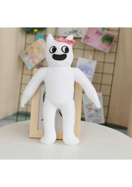 Garten Of Banban Peluş 9.85 "beyaz Banbaleena Banban Jumbo Josh Peluş Oyuncaklar Çocuklar ve Hayranlar Için Yumuşak Oyun Canavar Dolması Doll (Yurt Dışından)