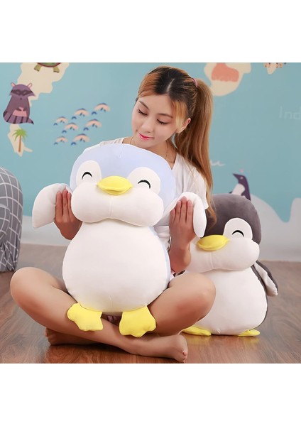 Peluş Penguen Dolması Hayvan Oyuncaklar, Yumuşak Penguen Şeyler Peluş Bebek Hediye Çocuklar Için Kız Erkek Kız Arkadaşı Sevgililer Günü Hediyeleri Atmak Yastık (Mavi, 19.6IN/50CM) (Yurt Dışından) modelleri