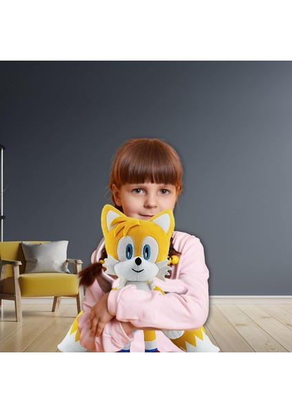Sarı Sonic Peluş Aksiyon Figürü Hayvan Kirpi Süper Sonic Ray Uçan Sincap Film Peluş Hediye Peluş Çocuklar Için Erkek ve Kız Sonic The Hedgehog Oyuncak Kuyrukları Peluş, Knuckles Pe (Yurt Dışından) fırsatları