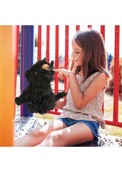 Sevimli Yayla Inek Doldurulmuş Hayvanlar, 10.5 Inç Gerçekçi Inek Peluş Oyuncak, Yetişkinler Için Yayla Sığır Çiftliği Oyuncak Hediye Çocuk Boys Noel Cadılar Bayramı Kız Doğum Günü (Yurt Dışından) fırsatları