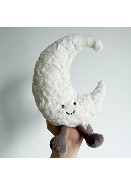 14 "ay Peluş Oyuncak Sevimli Gülümseme Komik Ay Sunshine Doldurulmuş Hayvanlar Yastık Ay Şekli Yumuşak Peluş Çocuklar Için Hediyeler Için Doğum Günü (Yurt Dışından)