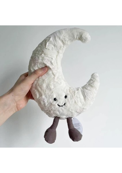 14 "ay Peluş Oyuncak Sevimli Gülümseme Komik Ay Sunshine Doldurulmuş Hayvanlar Yastık Ay Şekli Yumuşak Peluş Çocuklar Için Hediyeler Için Doğum Günü (Yurt Dışından)