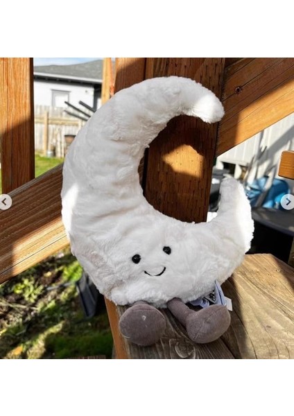 14 "ay Peluş Oyuncak Sevimli Gülümseme Komik Ay Sunshine Doldurulmuş Hayvanlar Yastık Ay Şekli Yumuşak Peluş Çocuklar Için Hediyeler Için Doğum Günü (Yurt Dışından)