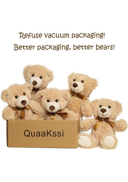Oyuncak Ayılar Toplu 5 Paket Teddy Bear Doldurulmuş Hayvanlar Peluş Oyuncaklar Çocuk Kız Arkadaşı Için Hediye, Noel Sevgililer Günü Doğum Günü Düğün Partisi Için 13.5 Inç Doldurulm (Yurt Dışından)
