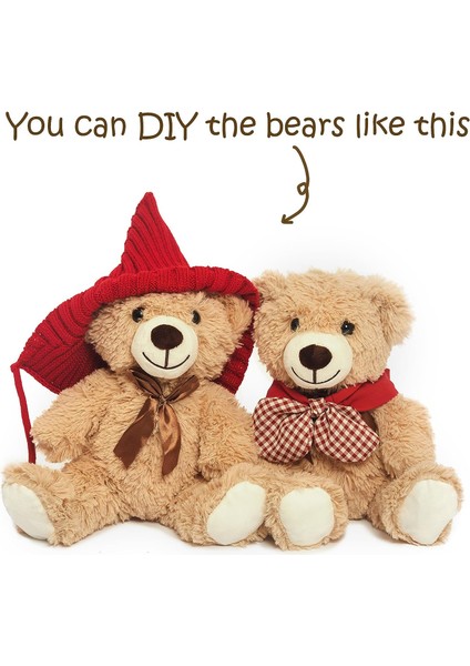 Oyuncak Ayılar Toplu 5 Paket Teddy Bear Doldurulmuş Hayvanlar Peluş Oyuncaklar Çocuk Kız Arkadaşı Için Hediye, Noel Sevgililer Günü Doğum Günü Düğün Partisi Için 13.5 Inç Doldurulm (Yurt Dışından)
