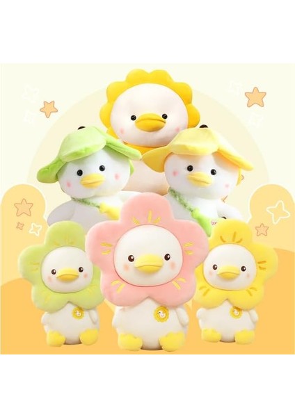 Peluş Ördek Doldurulmuş Hayvanlar Yumuşak Sevimli Peluşlar Ördek Peluş Oyuncak Çocuklar Için Çiçek Şeyler Ördek, Pembe, 9.8 Inç (Yurt Dışından)