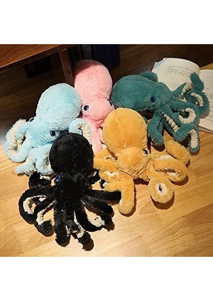 Ahtapot Doldurulmuş Hayvanlar Ahtapot Peluş Bebek Oyuncakları Ahtapot Doldurulmuş Oyuncaklar Çocuklar ve Aşıklar Için Hediye Doğum Günü, Noel, Sevgililer Günü (Siyah) (Yurt Dışından) fırsatları