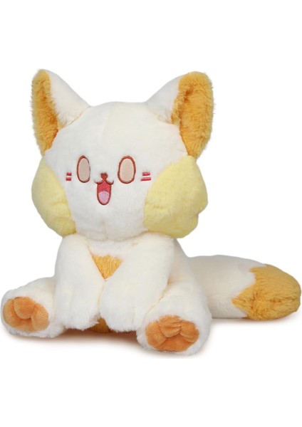 Sevimli Tilki Doldurulmuş Hayvan Peluş Oyuncak - Büyük Kuyruklu Tersinir Yumuşak Peluş Tilki - Çocuklar, Bebekler ve Küçük Çocuklar Için Hediyeler Için Kawaii Tilki Sarılabilir Pel (Yurt Dışından)