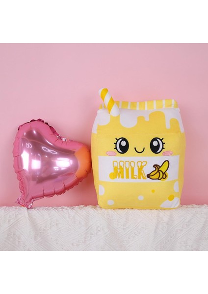 Sevimli Muz Süt Peluş Yastık Meyve Dolması Hayvan Oyuncaklar Kawaii Peluş Karikatür Yumuşak Bebek Ev Sarılma Hediyeler Çocuklar Için Sarı 9.8 Inç (Yurt Dışından) fırsatları