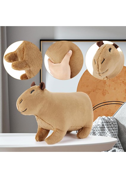 Kapibara Doldurulmuş Hayvan, Gerçekçi Kapibara Peluş Güzel 7'' Doldurulmuş Kapibara, Çocuklar Yetişkinler Için Kapibara Hediyeler (Kahverengi, 7 Inç) (Yurt Dışından) fırsatları