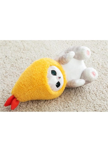 Kızarmış Karides Kedi Peluş Oyuncak Sevimli Kedi Dolması Hayvan Peluş Bebek, 7 ''yumuşak Dolması Karides Yavru Yastık Çocuklar Erkekler Kızlar Için Noel Doğum Günü Hediyeleri (Yurt Dışından) fırsatları