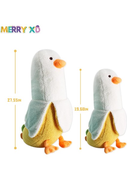 Muz Ördek Peluş Oyuncak Yumuşak Dolması Sarılma Yastık, Uyku Için Sevimli Ördek Peluş, Çocuklar Için Muz Doldurulmuş Hayvan Bebek Hediye Beyaz 19.68'' (Yurt Dışından) fiyatları