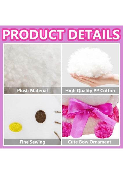 Kawaii Peluş Oyuncaklar, 10 Inç Sevimli Hello Kitty Peluş, Kitty Kedi Peluş Bebekler, Hello Kitty Doldurulmuş Hayvanlar Peluş Şekil Oyuncak, Kız Çocuk Hayranları Için Hediyeler (Yurt Dışından) modelleri