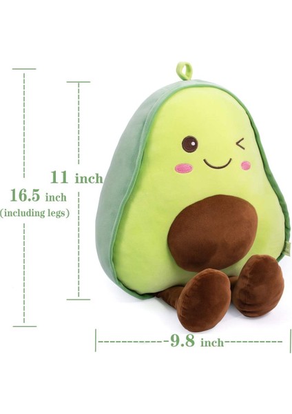 Avokado Peluş Oyuncak Yastık, Snuggly Doldurulmuş Avokado Meyvesi Yumuşak Kawaii Gıda Şekilli Sarılma Yastık Çocuklar, Kız, Erkek ve Arkadaşlar Için Hediyeler Doğum Günü Noel (Yurt Dışından) fırsatları