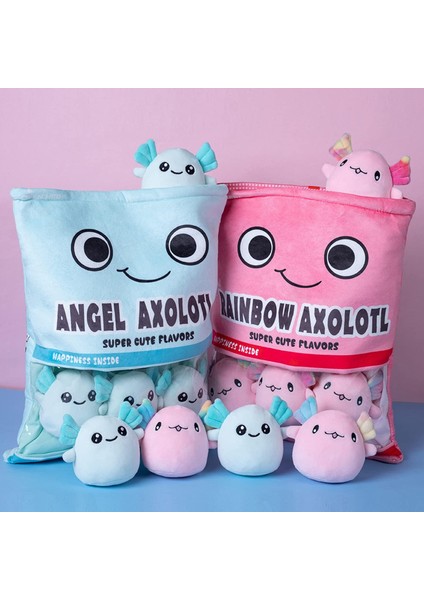 Plushies Doll Bir Çanta Axolotl Peluş Oyuncak Doğum Günü Hediyesi Için Doldurulmuş Yumuşak Aperatif Yastık Peluş Oyuncak, Çocuklar Için Doldurulmuş Oyuncak Oyun Yastık Yastık Hediy (Yurt Dışından) fırsatları