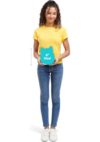 Orijinal 8 Inç Emily Yarasa, Parıltılı Kulaklar ve Göbek - Orta Boy Ultrasoft Resmi Jazwares Peluş (Yurt Dışından)