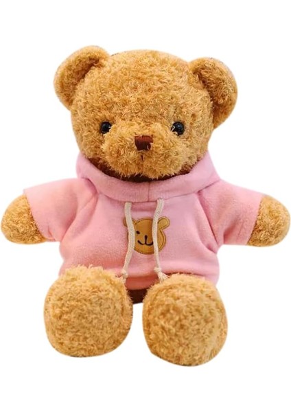 Sevimli Teddy Bear Peluş Doldurulmuş Hayvan, Kahve Kapşonlu Teddy Bear, Çocuklar Için Hediyeler (19.6 "pembe) (Yurt Dışından)
