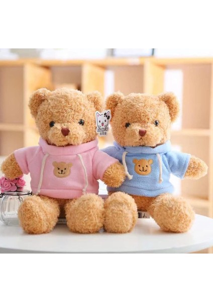 Sevimli Teddy Bear Peluş Doldurulmuş Hayvan, Kahve Kapşonlu Teddy Bear, Çocuklar Için Hediyeler (19.6 "pembe) (Yurt Dışından)