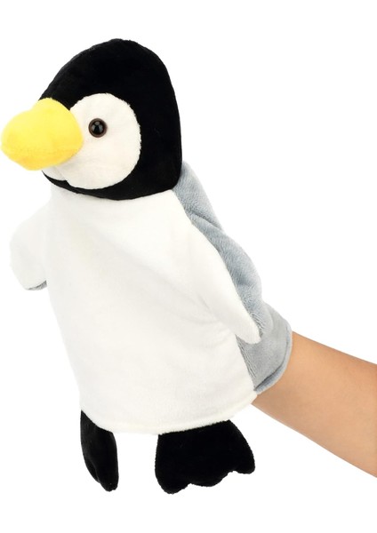 Hareketli Kollu Penguen El Kuklası Peluş Doldurulmuş Hayvan Oyuncak Rol Oynamak Için Hikaye Anlatımı Interaktif Oyun Okul Öncesi Öğretim Çocuklar Için Hediyeler Doğum Günü Noel 10' (Yurt Dışından)