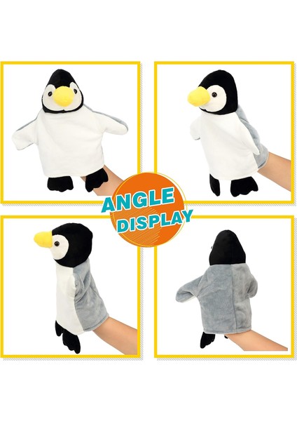 Hareketli Kollu Penguen El Kuklası Peluş Doldurulmuş Hayvan Oyuncak Rol Oynamak Için Hikaye Anlatımı Interaktif Oyun Okul Öncesi Öğretim Çocuklar Için Hediyeler Doğum Günü Noel 10' (Yurt Dışından) modelleri